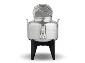 מיכל שמן 5 ליטר-סנסוני + ברז + מעמד - SANSONE איטליה