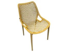 נקסט - כסא פלסטיק צהוב GARDA