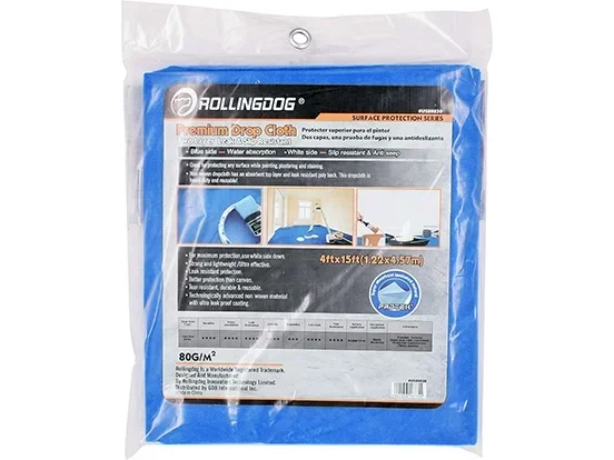 בד צביעה פרימיום 1.22x4.57 מטר ROLLINGDOG