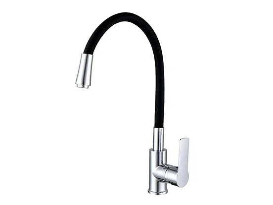 ברז פרח 900A-BL DUCK פית גומי שחורה AQUILA