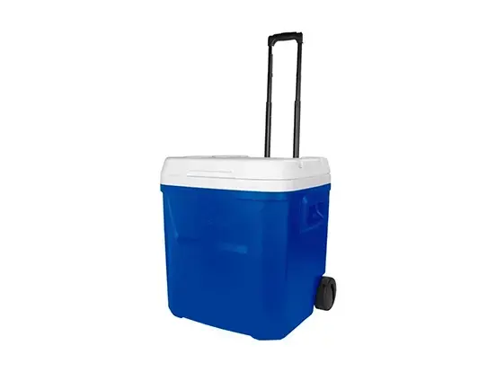 צידנית קשיחה עם גלגלים 56 ליטר דגם LAGUNA כחול IGLOO