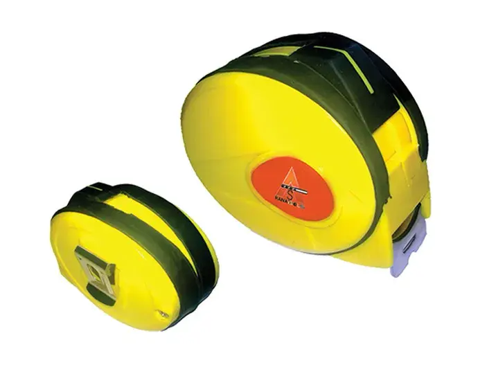 מטר לבן עם גומי 25*5 מקצועי RANA56