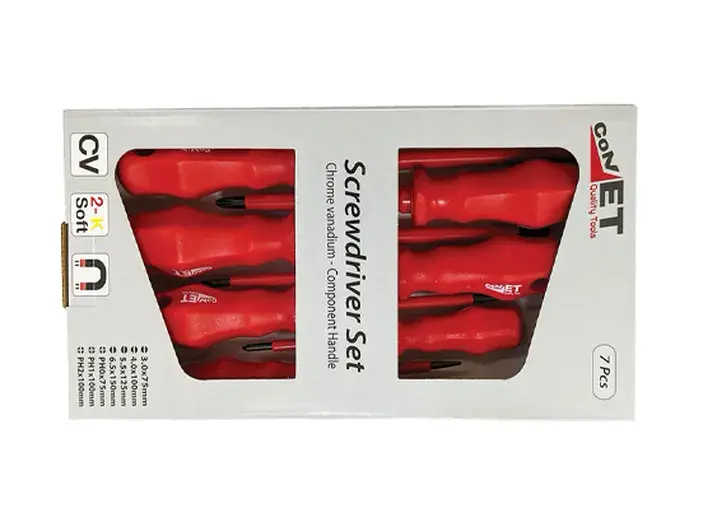 סט מברגים 7 יח' מבודד CONVET