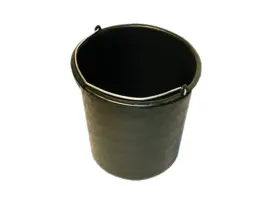 דלי שחור 10 ליטר פלסטיק MAAN