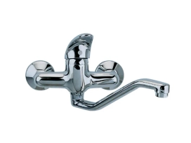 ברז מיקס יועמיקס מהקיר פיה ארוכה כרום 5520 יועם