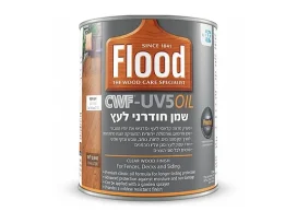 פלאד שמן חודרני לעץ - Clear Tint Base C-101 - Flood CWF UV 5Oil