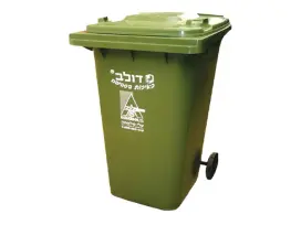 עגלת אשפה 360 ליטר ירוק רנאטולס RANA56