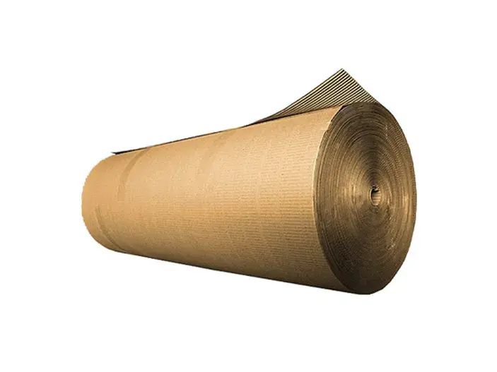 קרטון חד גלי חום רוחב 1 מטר אורך 45 מטר רנאטולס RANA56