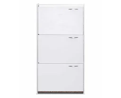 ארון נעליים 3 תאים לבן דגם יראון 125