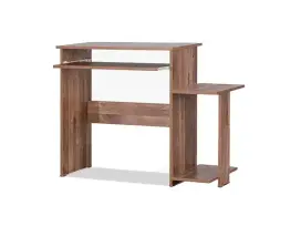 שולחן דגם 204 מחשב עם מדף נשלף למקלדת ומדף למדפסת שיטה יראון YIRON