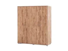 ארון בגדים 4 דלתות משולב תליה ומדפים דגם 709 יראון