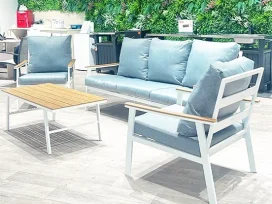 מנילה - מערכת ישיבה אוף ואיט תלת אלומיניום GARDA