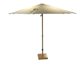 ניס - שמשיית אמצע 3 מטר אוף ואיט כולל בסיס אלומיניום GARDA (אין אחריות על שמשיות)