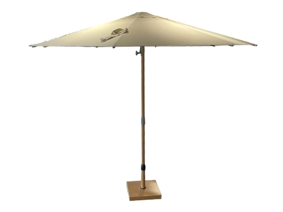 ניס - שמשיית אמצע 3 מטר אוף ואיט כולל בסיס אלומיניום GARDA (אין אחריות על שמשיות)