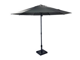 ניס - שמשיית אמצע 3 מטר אפור כולל בסיס אלומיניום GARDA (אין אחריות על שמשיות)