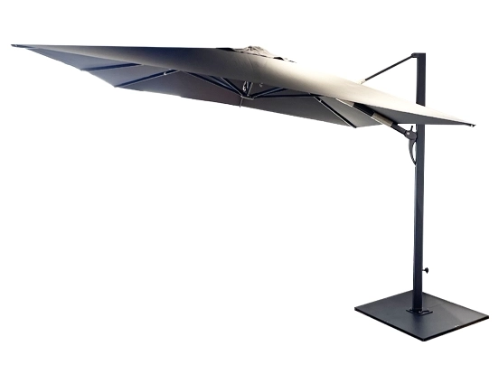 רומא - שמשיית צד 3*3 אפור כולל בסיס אלומיניום GARDA (אין אחריות על שמשיות)