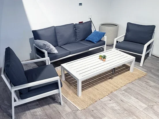 פהדה - מערכת ישיבה אוף ואיט תלת אלומיניום GARDA