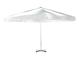 סאן - שמשיית אמצע 3.5*3.5 לבן אלומיניום ללא בסיס GARDA (אין אחריות על שמשיות)