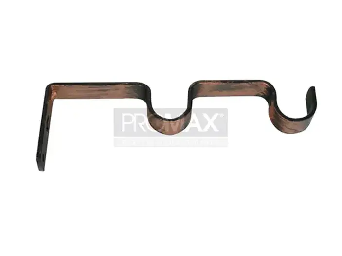 רגל קיר כפולה אוקסיד (15 ס"מ) לסט נפחות 19 מ"מ (זוג)