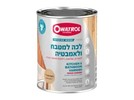 לכה בוצ'ר מקצועית למטבח ואמבטיה - 1 ליטר Owatrol
