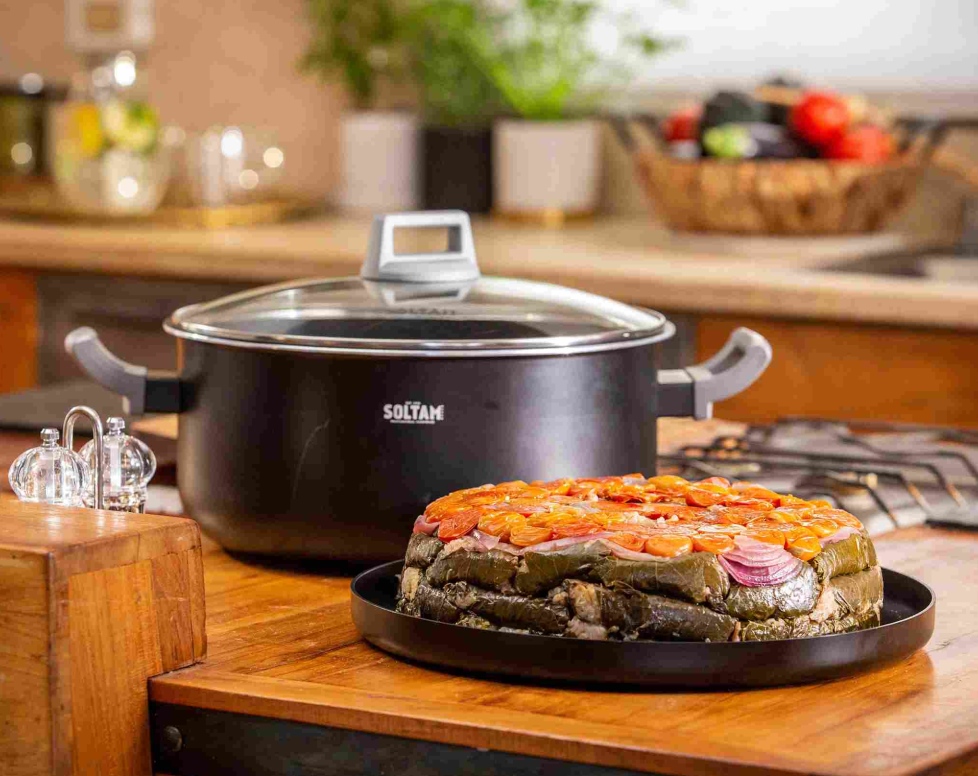 סיר אורז (3) חלק 12*28 ס"מ 6.9 ליטר Culinary Flip אלומיניום סולתם