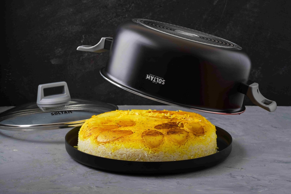 סיר אורז (3) חלק 12*28 ס"מ 6.9 ליטר Culinary Flip אלומיניום סולתם