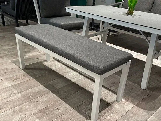 טינה - פינת ישיבה פינתית אוף ואיט אלומיניום GARDA