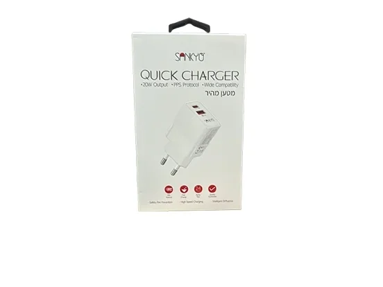 מטען קיר אוניברסלי SANKYO 3.0A