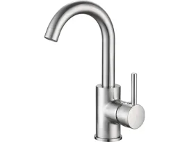 ברז פרח DONALD ניקל מוברש קצר AQUILA PREMIUM