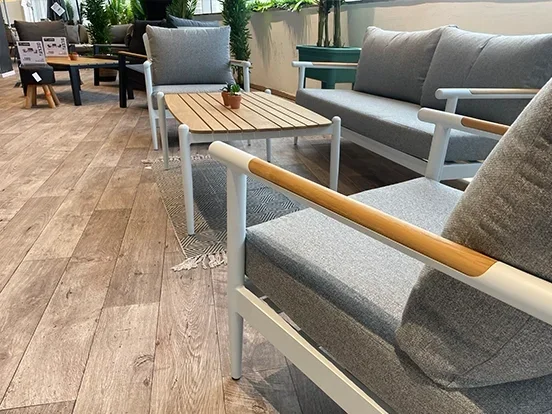 טים - מערכת ישיבה אוף ואיט תלת אלומיניום/טיק GARDA