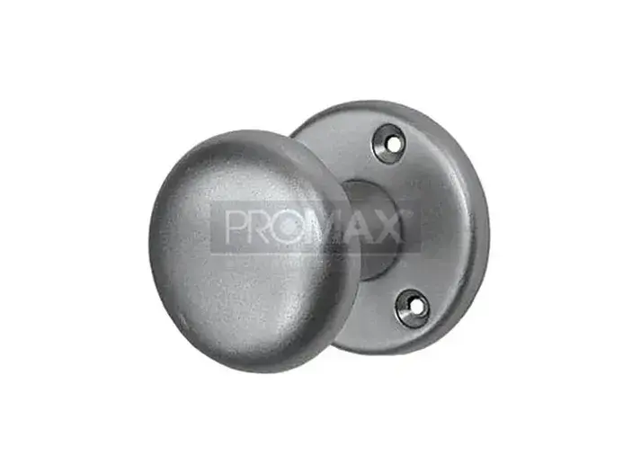 ידית כפתור אלום קבוע טיבעי בבליסטר PROMAX