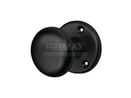 ידית כפתור אלום קבוע שחור בבליסטר PROMAX