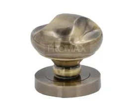 ידית כפתור קבוע טורינו ברונזה זוג בבליסטר PROMAX