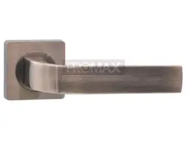 ידית דגם נועם (ממזק) ברונזה מט חדש  צילינדר (רוזטה מרובעת) בבליסטר PROMAX