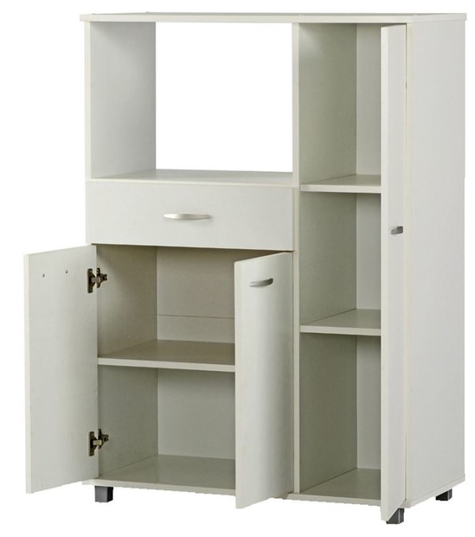 ארון למיקרוגל רחבה לבן דגם יראון 405