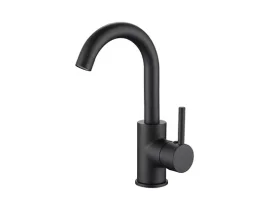 ברז פרח DONALD שחור קצר AQUILA PREMIUM