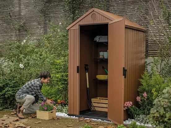 מחסן גינה דארווין 4x4 חום - כתר KETER