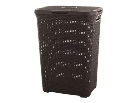 סל כביסה 60 ליטר ראטן CUR חום - כתר KETER