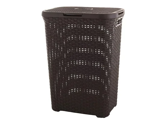 סל כביסה 60 ליטר ראטן CUR חום - כתר KETER