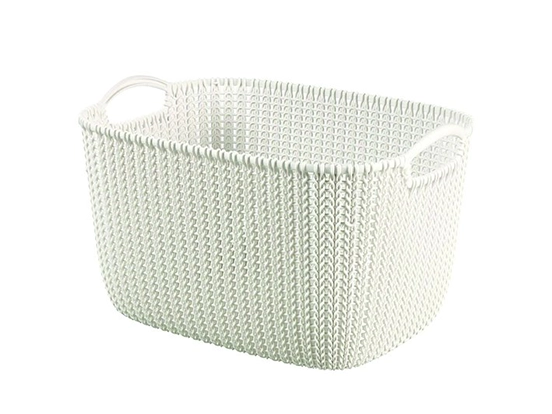 סלסלה 3670 סרוג - לבן 19 ליטר כתר KETER