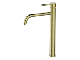 ברז פרח גבוה ALTO זהב מוברש AQUILA PREMIUM