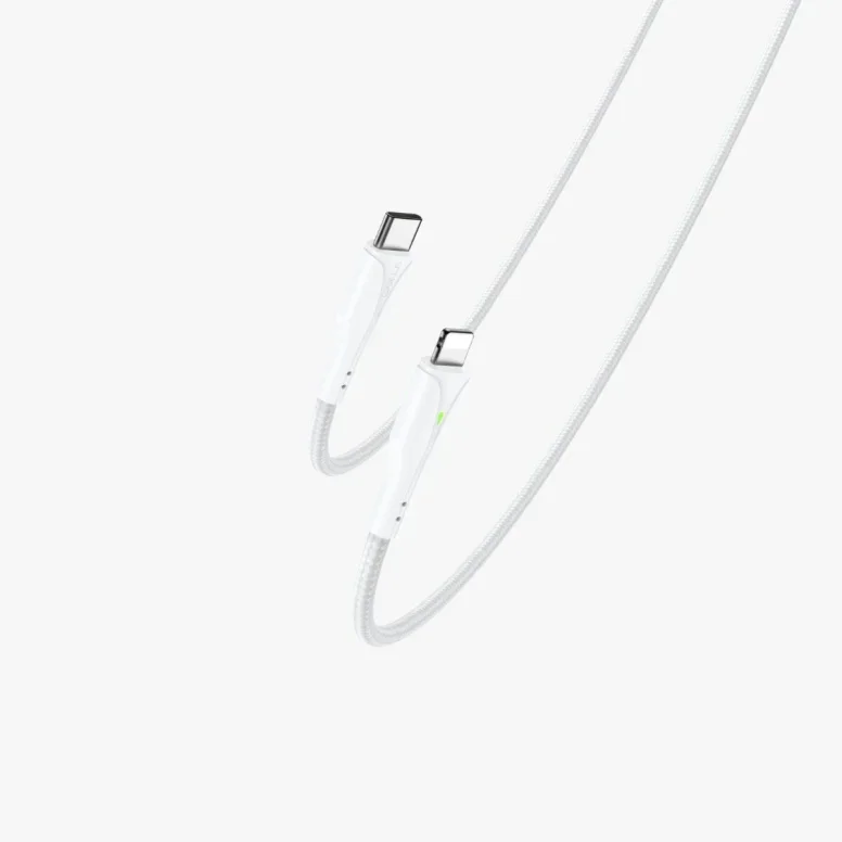 כבל טעינה אוניברסלי אייפון לבן- TYPE C- IPHONE SANKYO