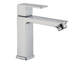 ברז פרח מים קרים דגם 11 מרובע כרום