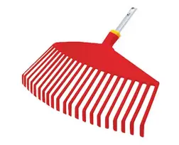 מגרפה לעלים פלסטית UI-M וולף גארדן - Wolf Garten