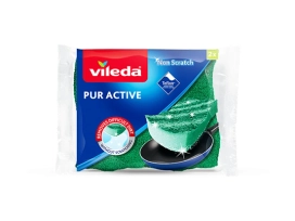 וילדה - ספוגיות ירוקות פיור אקטיב 2 יח VILEDA