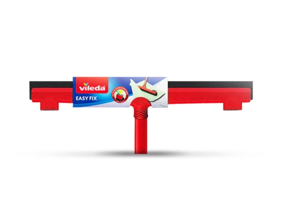 וילדה - מגב רצפה עם תופסנים איזי פיקס + מוט VILEDA