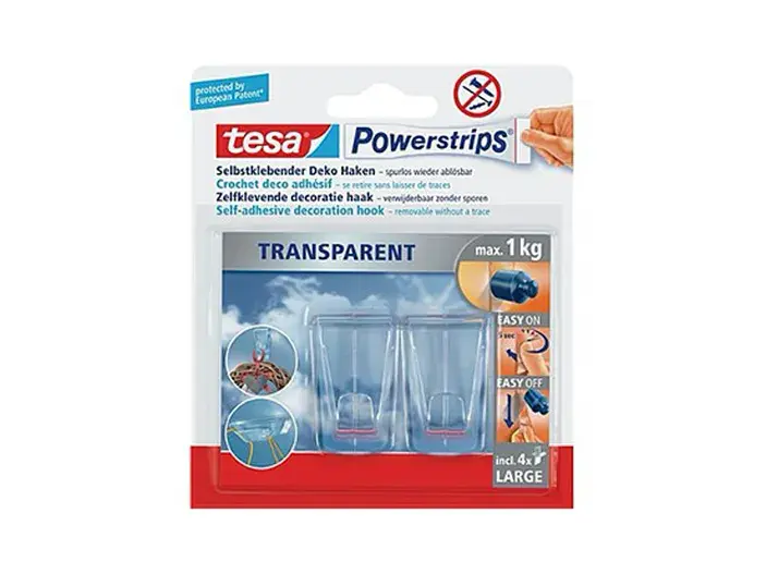 זוג ווים שקופים 58813