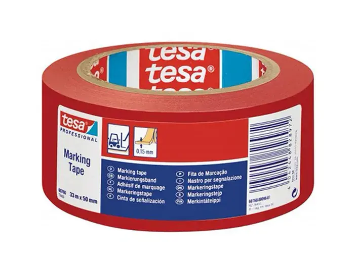 סרט סימון רצפה טסה 60760 אדום TESA