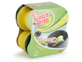 זוג ספוגי קרצוף ללכלוך קשה