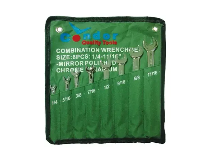 סט רינג פתוח אינצ'י 8 יח' (1/4"-1-1/16") קונדור CONVET